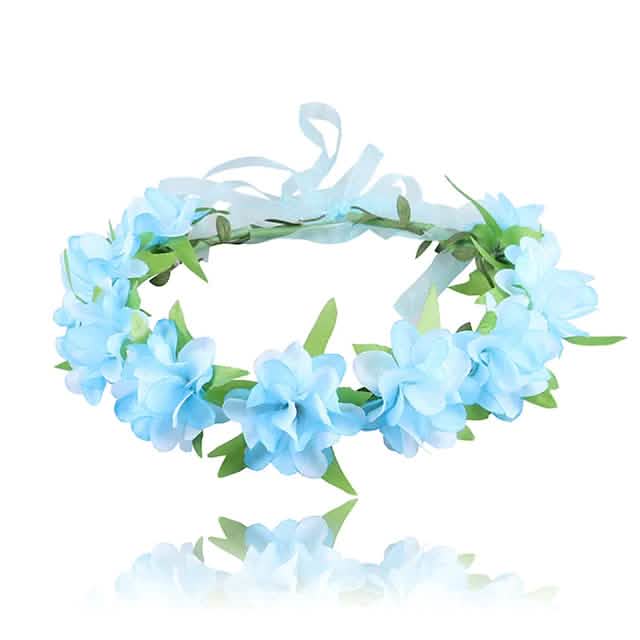 2-Pack: Girl's Floral Style Polyester Hair Accessories-2-Pack: Girl's Floral Style Polyester Hair Accessories