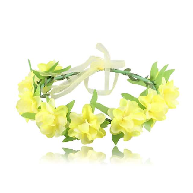 2-Pack: Girl's Floral Style Polyester Hair Accessories-2-Pack: Girl's Floral Style Polyester Hair Accessories