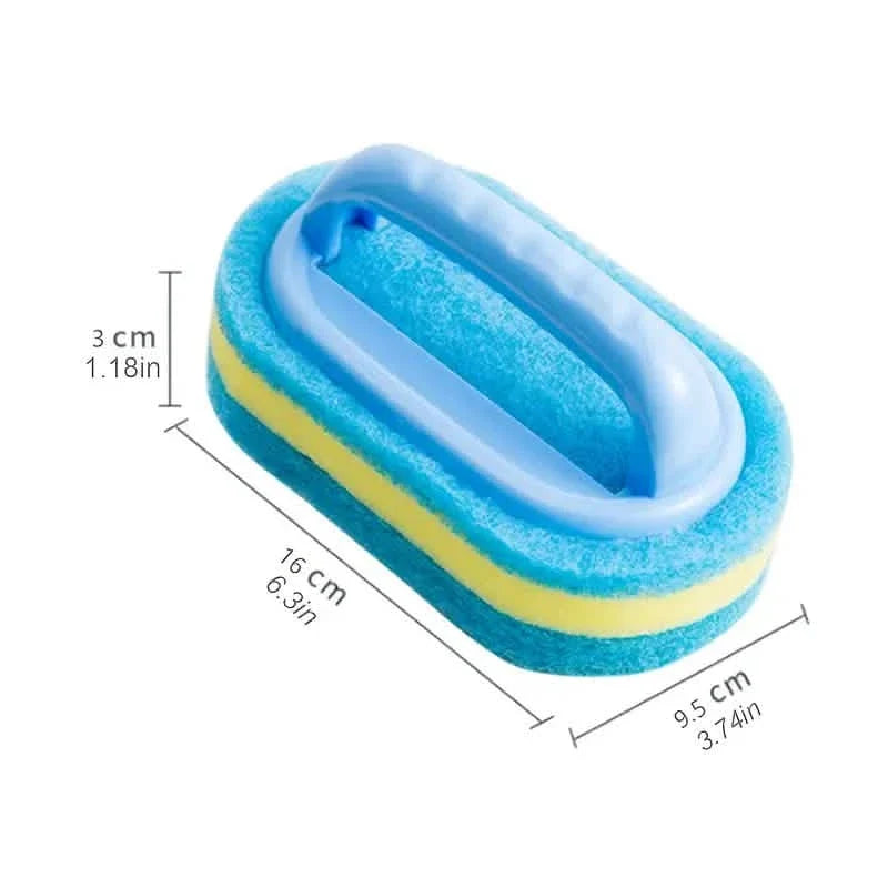 2-Pack: Handheld Bathtub Scrubber-2-Pack: Handheld Bathtub Scrubber