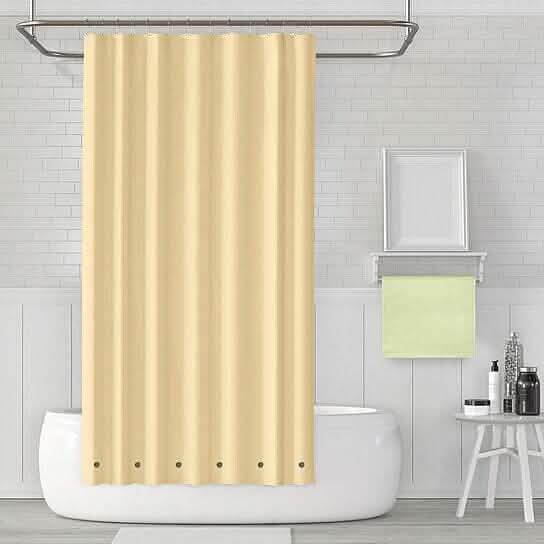 2-Pack: Magnetic Mildew Resistant Solid Vinyl Shower Curtain Liners-2-Pack: Magnetic Mildew Resistant Solid Vinyl Shower Curtain Liners