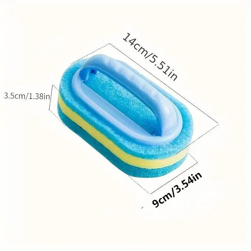 2-Pack: Multipurpose Cleaning Magic Sponge for Bathroom, Toilet, Kitchen - No Electricity Needed-2-Pack: Multipurpose Cleaning Magic Sponge for Bathroom, Toilet, Kitchen - No Electricity Needed