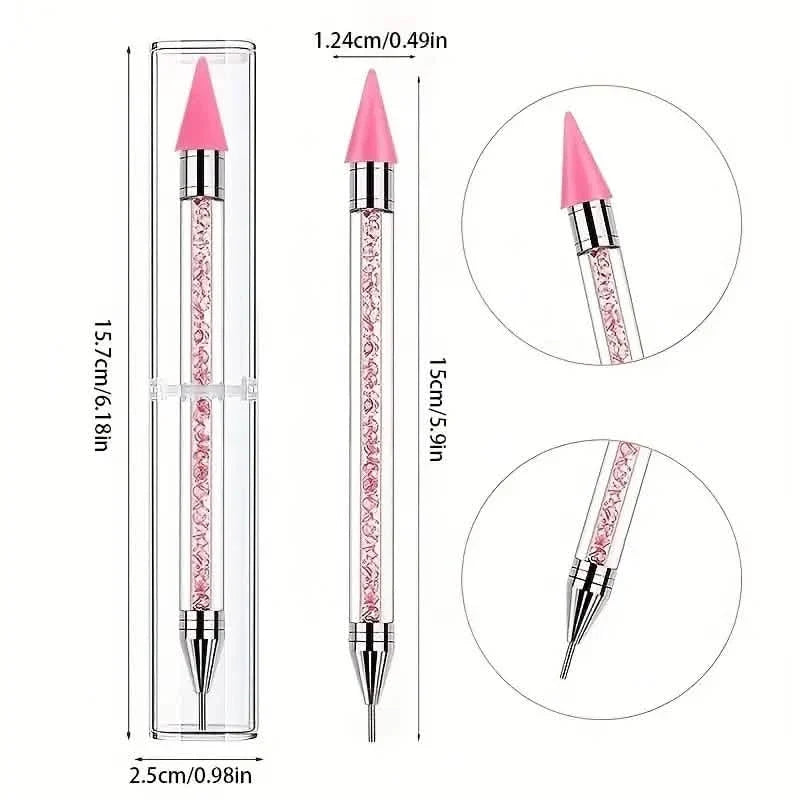 2-Pack: Nail Rhinestone Picker Dotting Tool-2-Pack: Nail Rhinestone Picker Dotting Tool