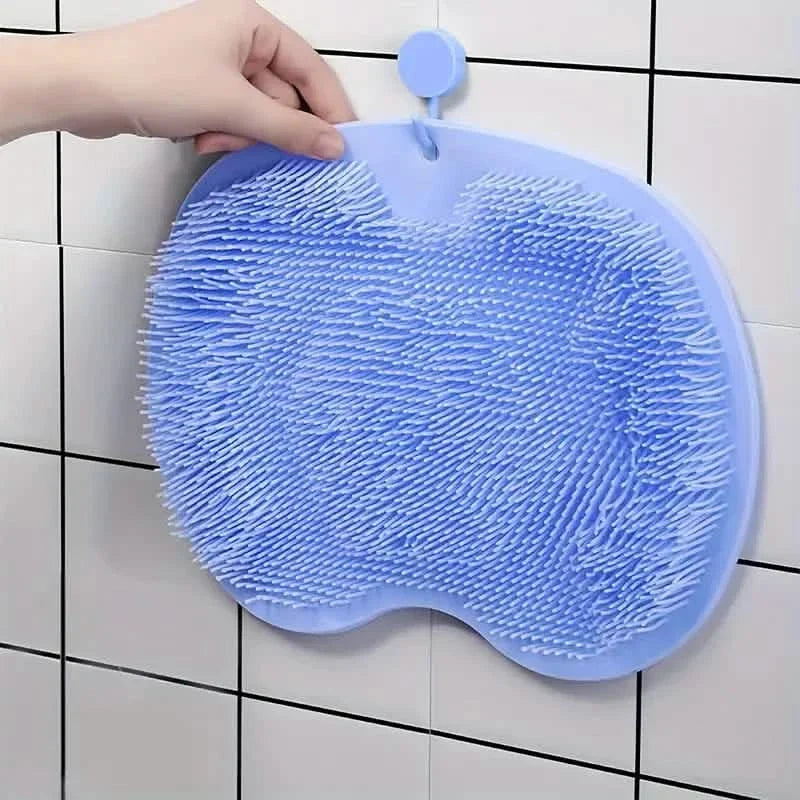 2-Pack: Non-Slip Foot & Back Scrubber with Exfoliating Cushion-2-Pack: Non-Slip Foot & Back Scrubber with Exfoliating Cushion
