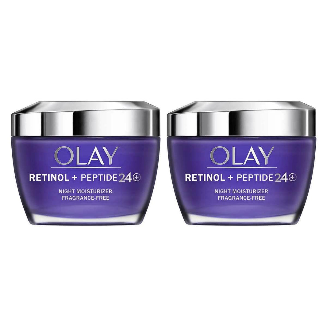 2-Pack: OLAY Retinol with Peptide 24 Advanced Night Face Moisturizer-2-Pack: OLAY Retinol with Peptide 24 Advanced Night Face Moisturizer
