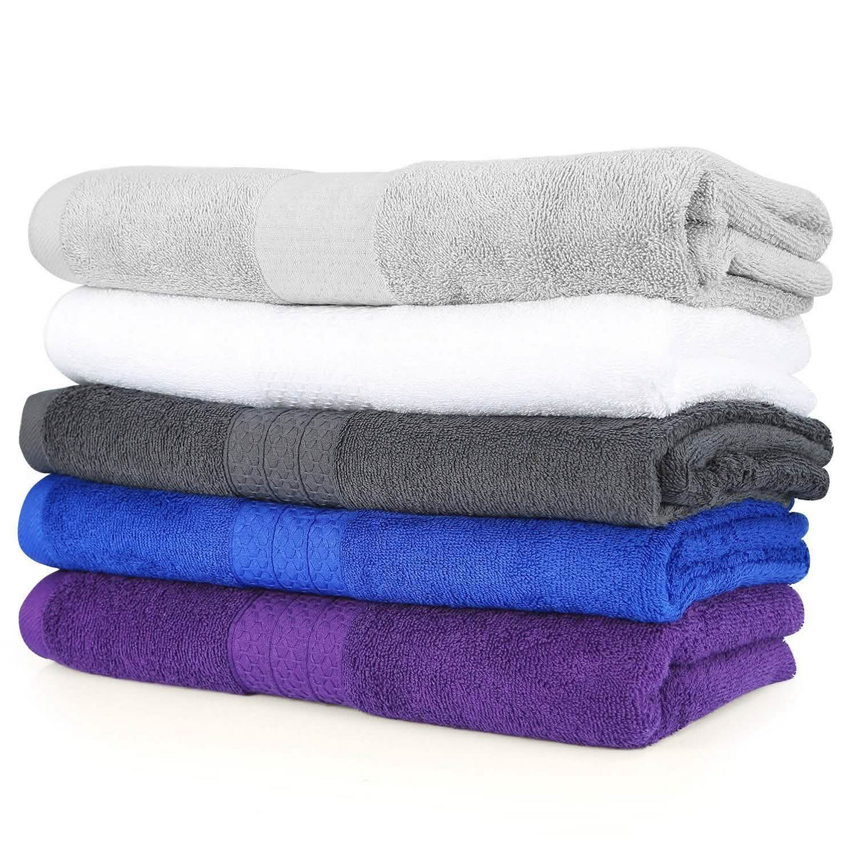 2-Pack: Pakistan Cotton Bath Towel-2-Pack: Pakistan Cotton Bath Towel