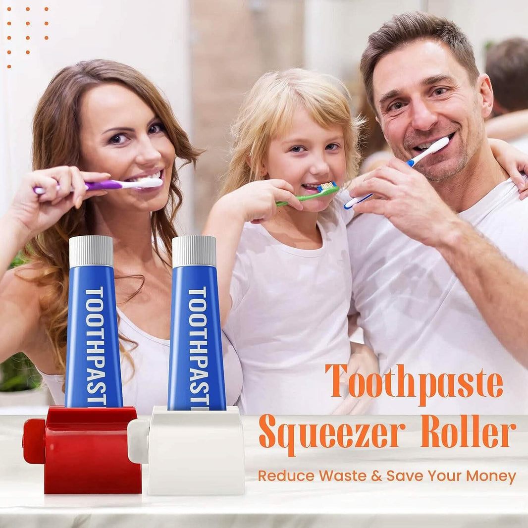 2-Pack: Rolling Tube Toothpaste Squeezer Dispenser-2-Pack: Rolling Tube Toothpaste Squeezer Dispenser