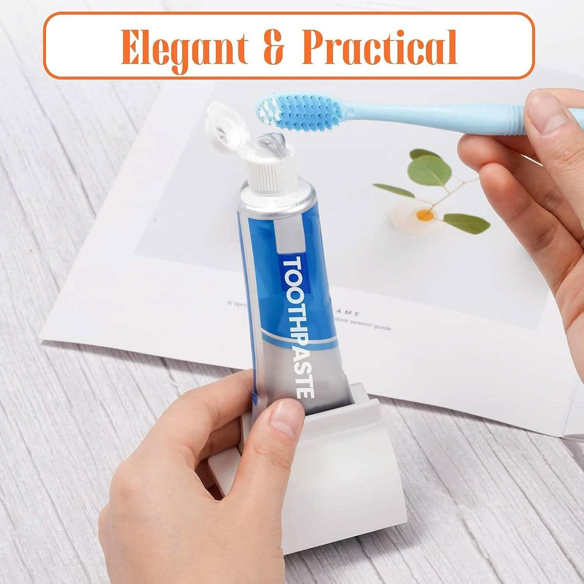 2-Pack: Rolling Tube Toothpaste Squeezer Dispenser-2-Pack: Rolling Tube Toothpaste Squeezer Dispenser