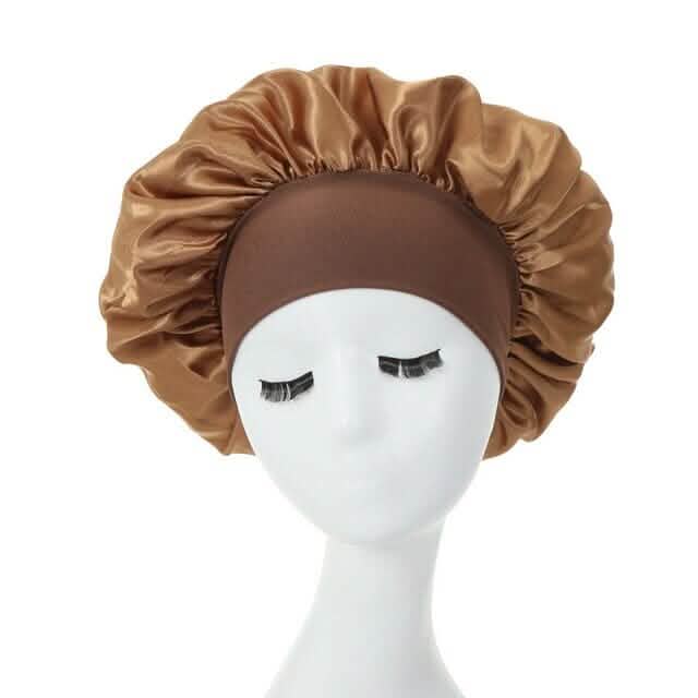 2-Pack: Satin Sleep Bonnet for Curly Hair-2-Pack: Satin Sleep Bonnet for Curly Hair
