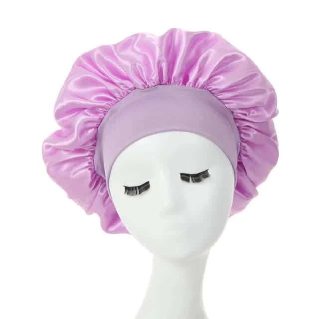 2-Pack: Satin Sleep Bonnet for Curly Hair-2-Pack: Satin Sleep Bonnet for Curly Hair