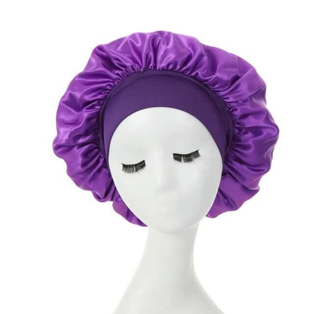2-Pack: Satin Sleep Bonnet for Curly Hair-2-Pack: Satin Sleep Bonnet for Curly Hair