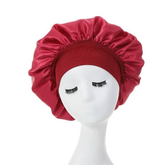 2-Pack: Satin Sleep Bonnet for Curly Hair-2-Pack: Satin Sleep Bonnet for Curly Hair