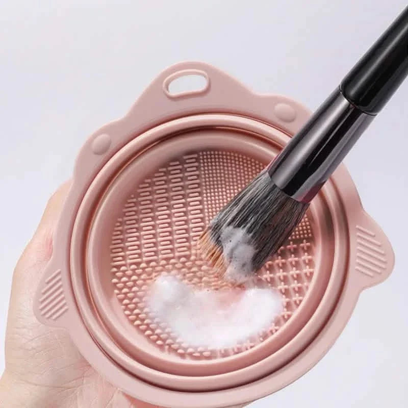 2-Pack: Silicone Foldable Makeup Brush Cleaning Pad-2-Pack: Silicone Foldable Makeup Brush Cleaning Pad