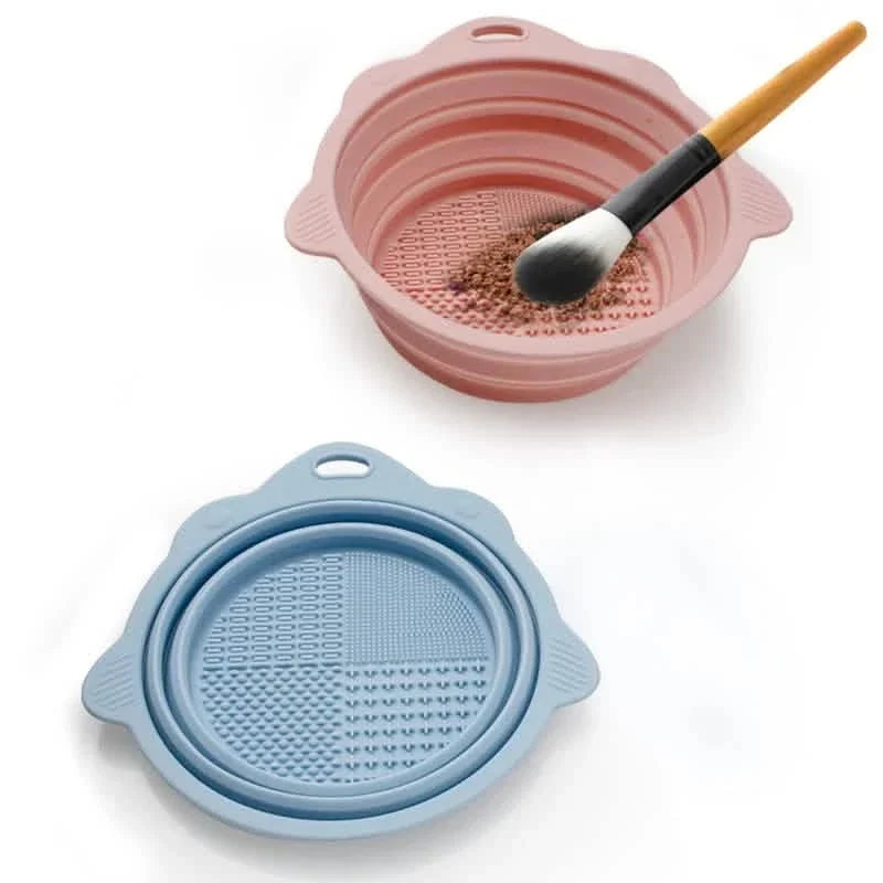 2-Pack: Silicone Foldable Makeup Brush Cleaning Pad-2-Pack: Silicone Foldable Makeup Brush Cleaning Pad