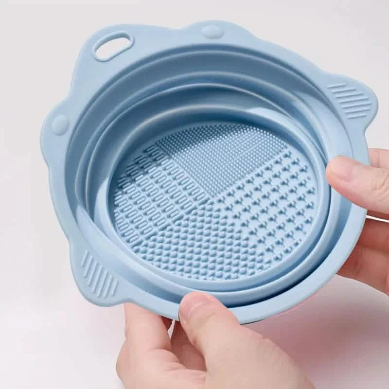 2-Pack: Silicone Foldable Makeup Brush Cleaning Pad-2-Pack: Silicone Foldable Makeup Brush Cleaning Pad