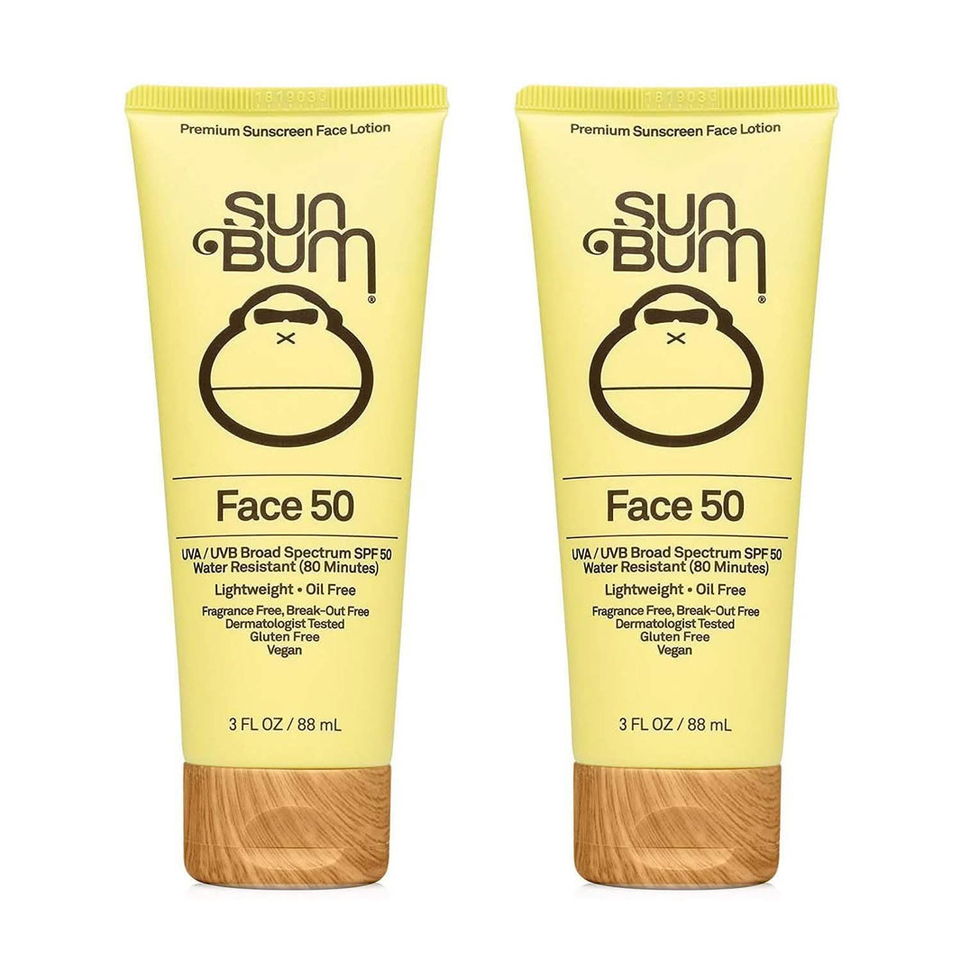 2-Pack: Sun Bum Original SPF 50 Sunscreen Face Lotion 3 oz-2-Pack: Sun Bum Original SPF 50 Sunscreen Face Lotion 3 oz