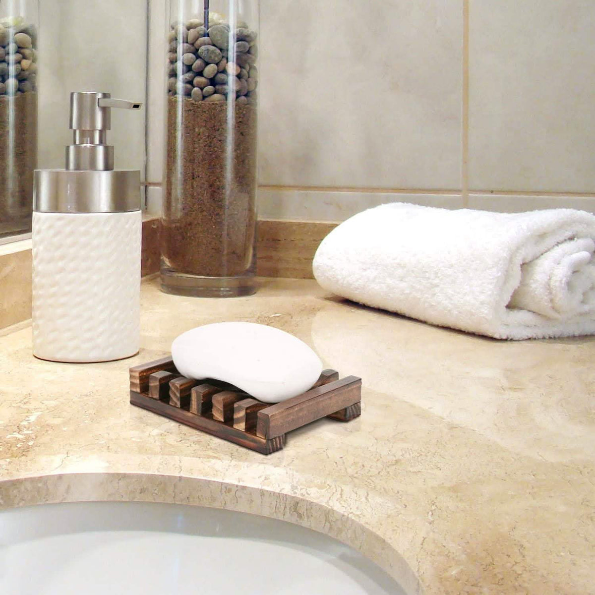 2-Pack: Wooden Soap Tray-2-Pack: Wooden Soap Tray