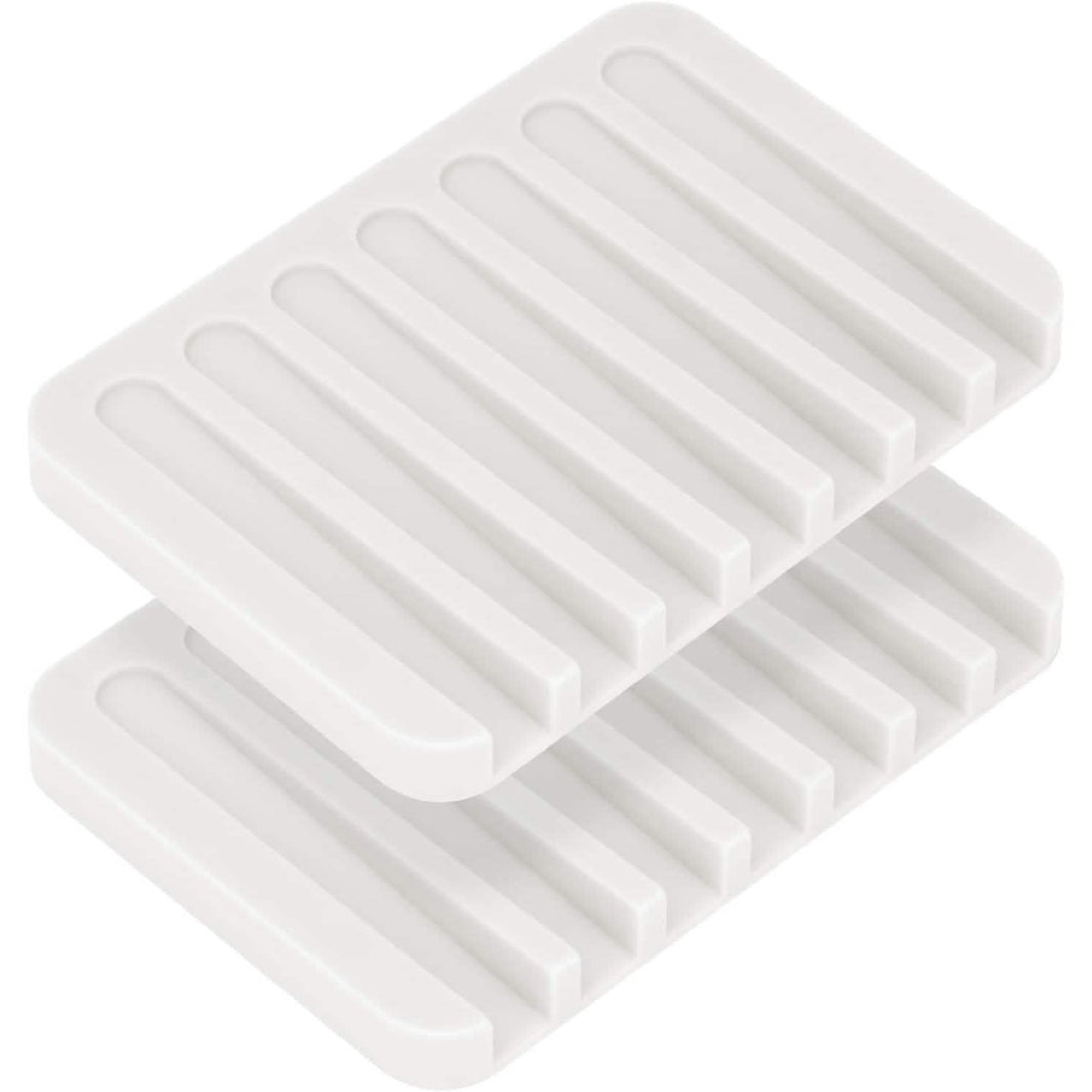 2-Pack: Wooden Soap Tray-2-Pack: Wooden Soap Tray