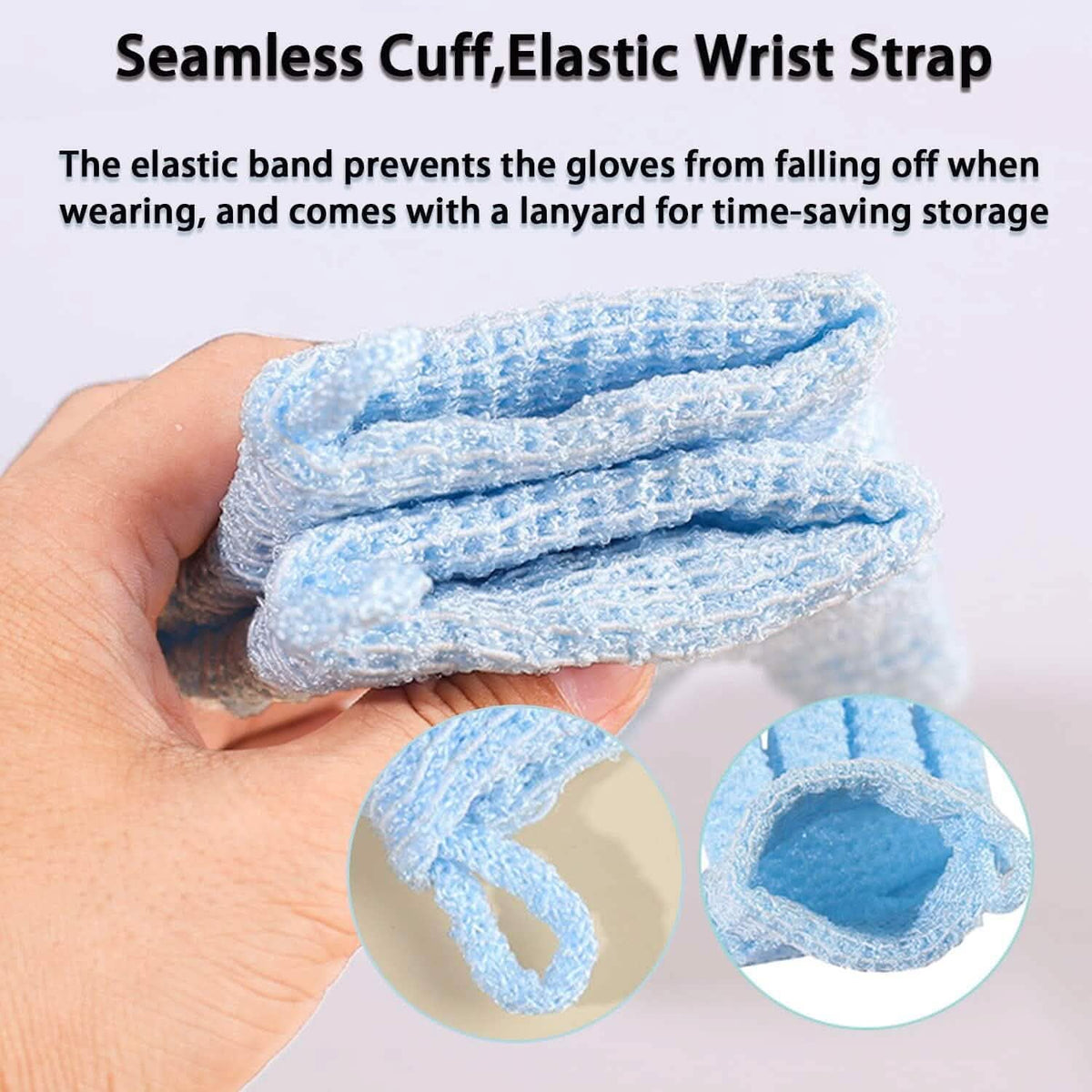 2-Pair: Exfoliating Bath Gloves-2-Pair: Exfoliating Bath Gloves