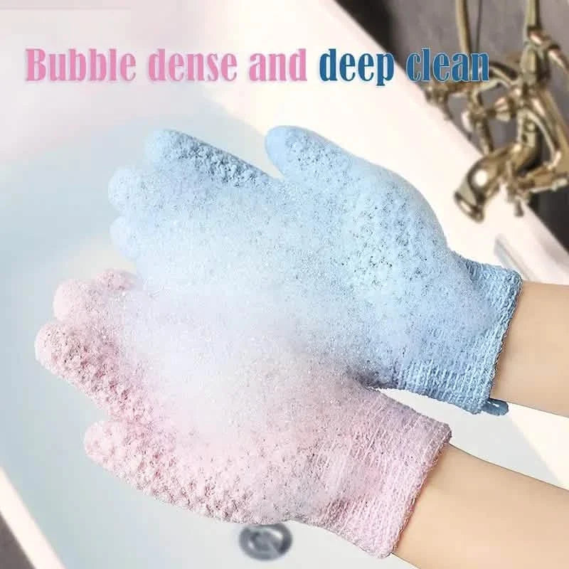 2-Pair: Exfoliating Bath Gloves-2-Pair: Exfoliating Bath Gloves