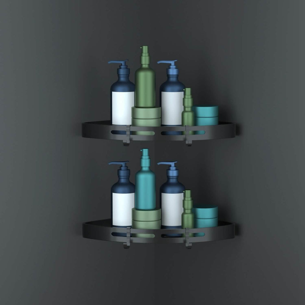 2-Piece: Corner Shower Caddy Shelf-2-Piece: Corner Shower Caddy Shelf