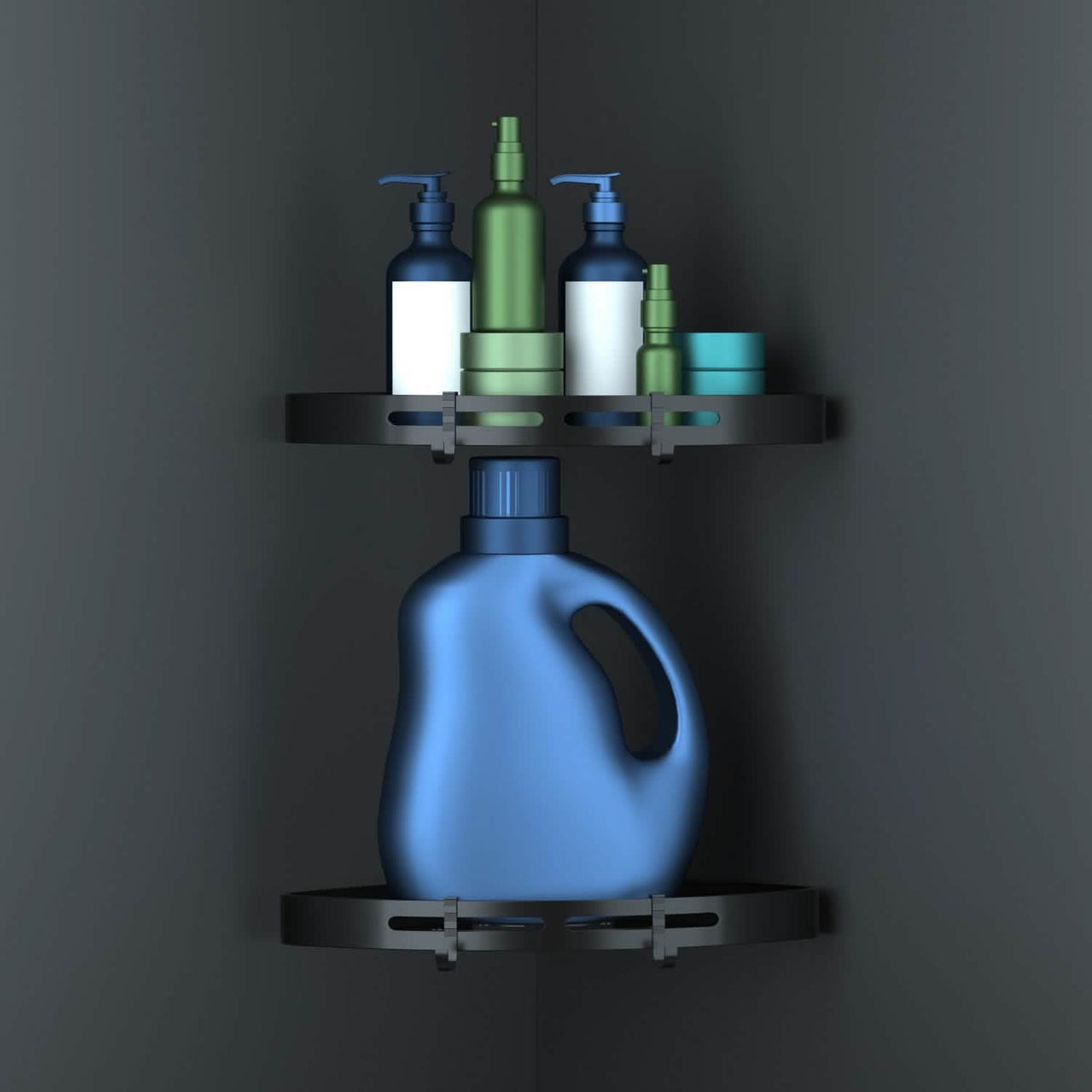 2-Piece: Corner Shower Caddy Shelf-2-Piece: Corner Shower Caddy Shelf