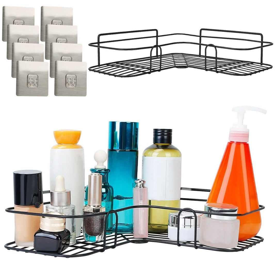2-Piece: Corner Shower Caddy Shelves-2-Piece: Corner Shower Caddy Shelves