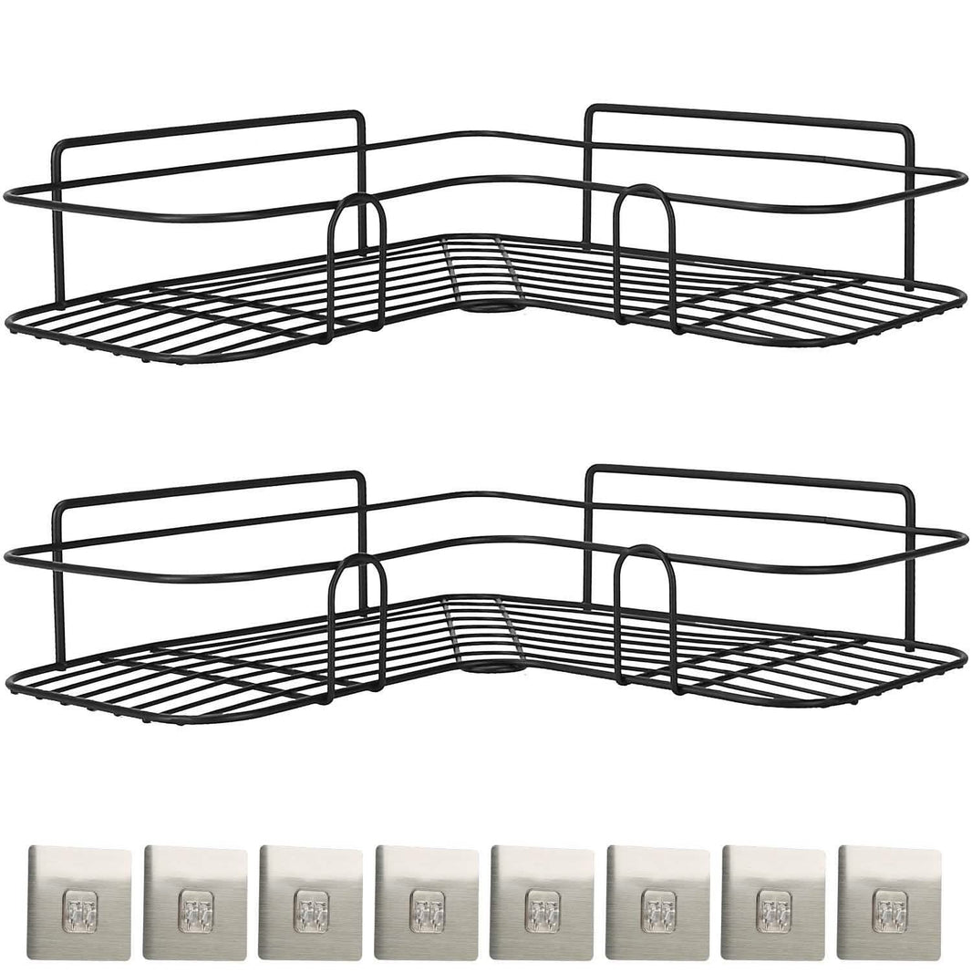 2-Piece: Corner Shower Caddy Shelves-2-Piece: Corner Shower Caddy Shelves