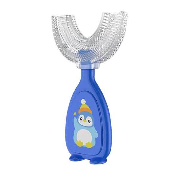 2-Piece: Manual Children's U-Shaped Toothbrush-2-Piece: Manual Children's U-Shaped Toothbrush