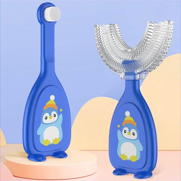 2-Piece: Manual Children's U-Shaped Toothbrush-2-Piece: Manual Children's U-Shaped Toothbrush