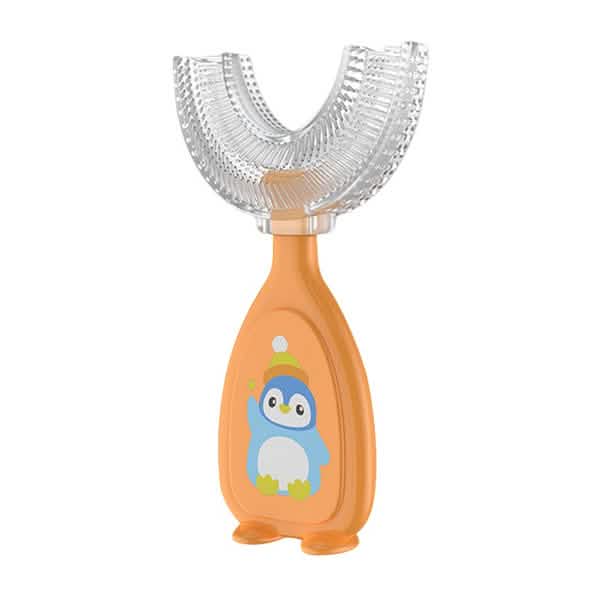2-Piece: Manual Children's U-Shaped Toothbrush-2-Piece: Manual Children's U-Shaped Toothbrush