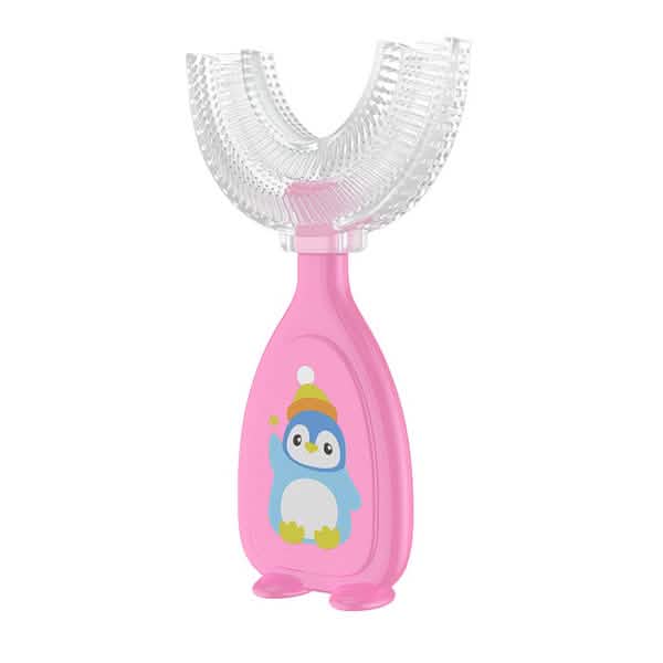 2-Piece: Manual Children's U-Shaped Toothbrush-2-Piece: Manual Children's U-Shaped Toothbrush