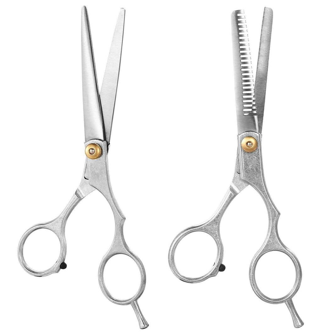2-Piece: Professional Hair Cutting Scissors Set-2-Piece: Professional Hair Cutting Scissors Set