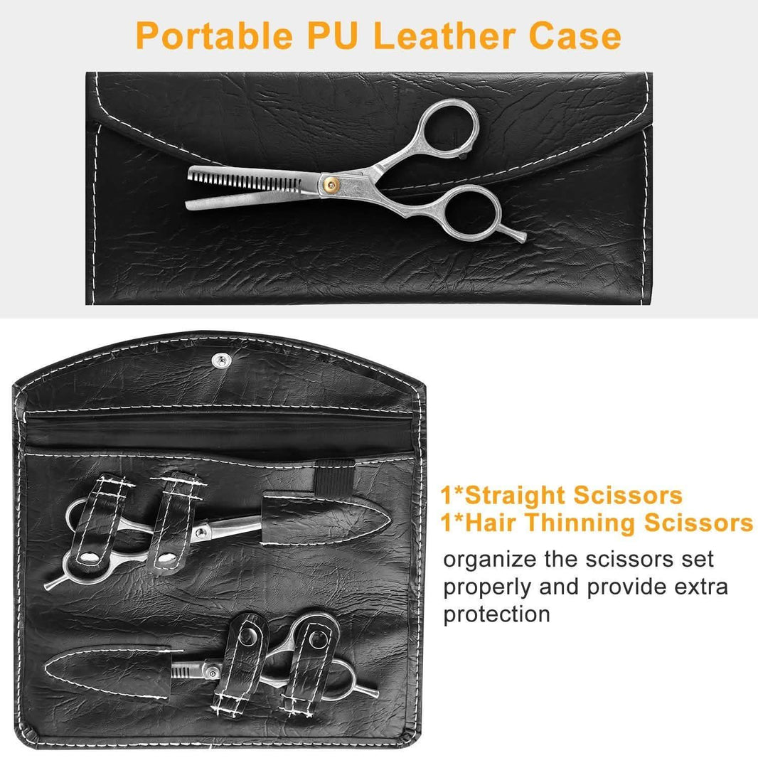 2-Piece: Professional Hair Cutting Scissors Set-2-Piece: Professional Hair Cutting Scissors Set