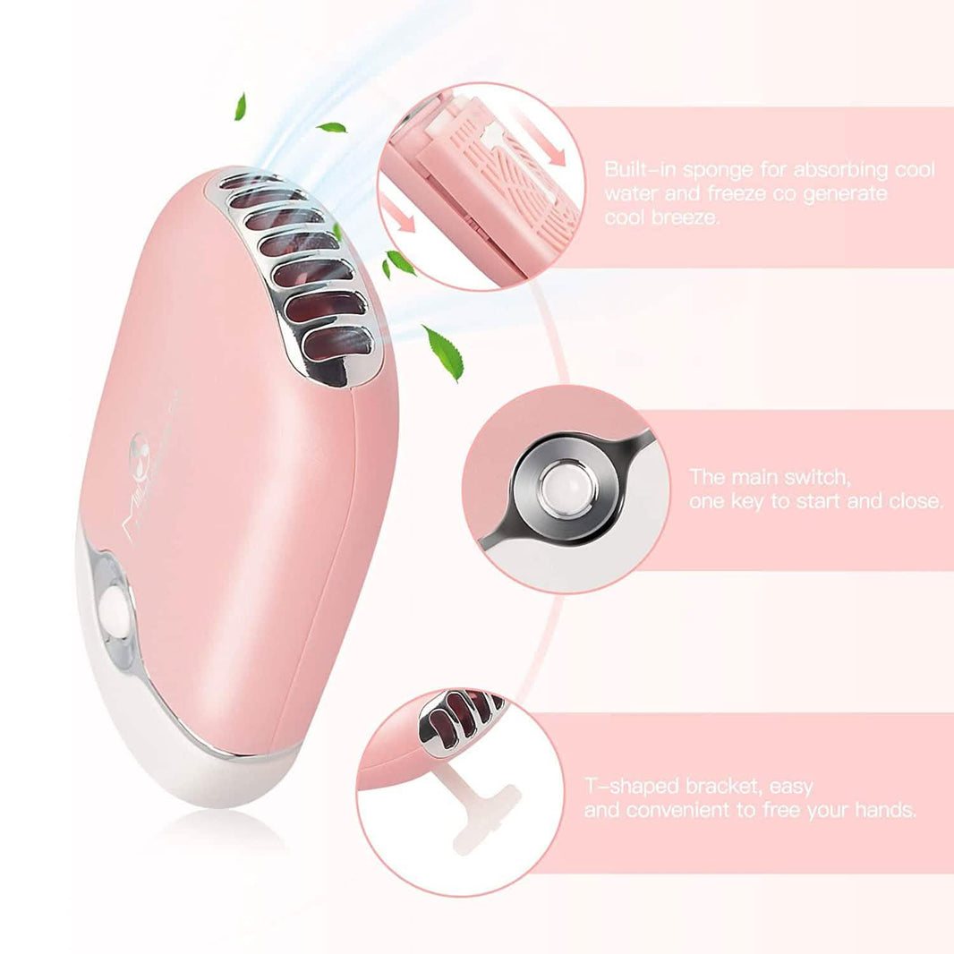2-Piece: Rechargeable Handheld Mini Eyelash Fan-2-Piece: Rechargeable Handheld Mini Eyelash Fan