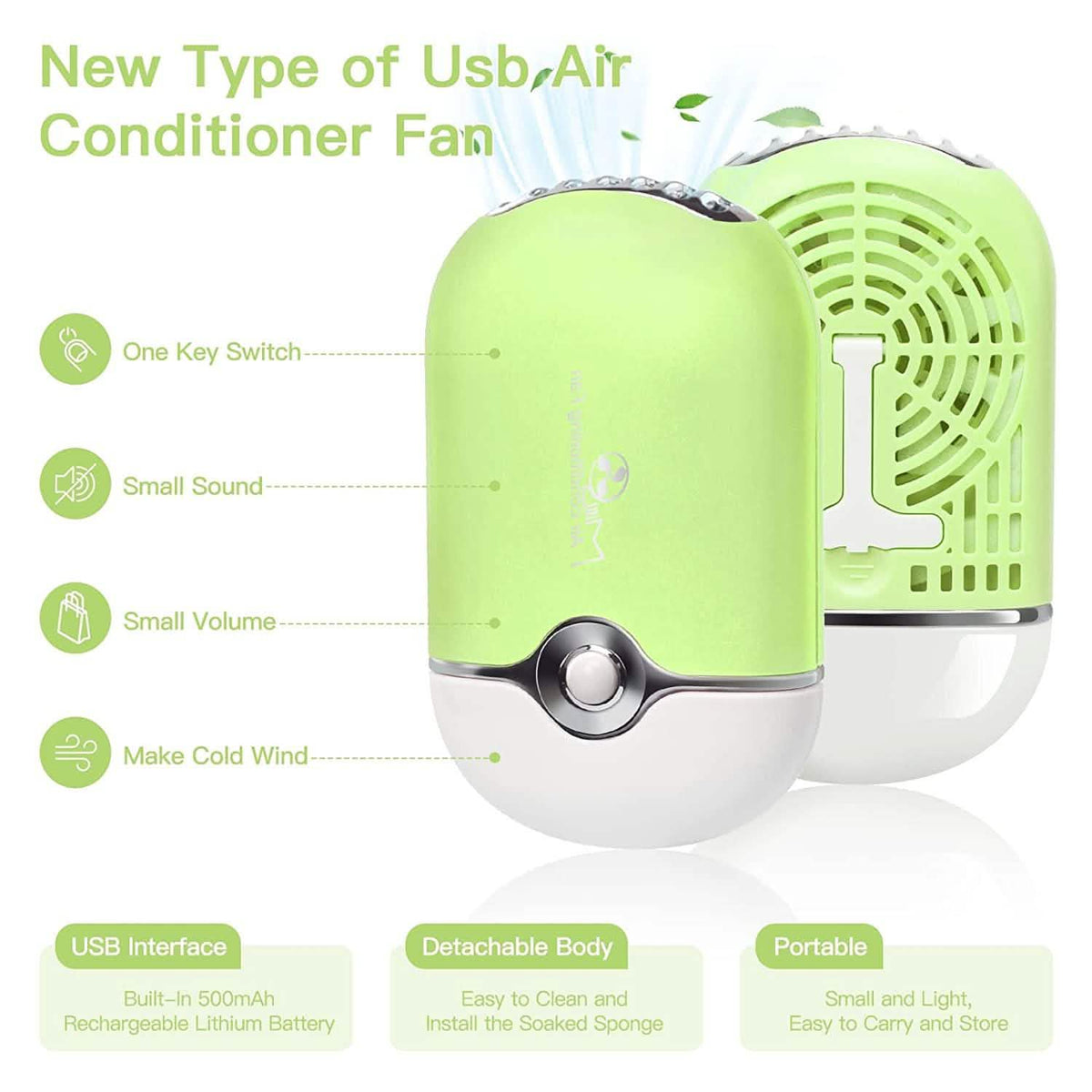 2-Piece: Rechargeable Handheld Mini Eyelash Fan-2-Piece: Rechargeable Handheld Mini Eyelash Fan