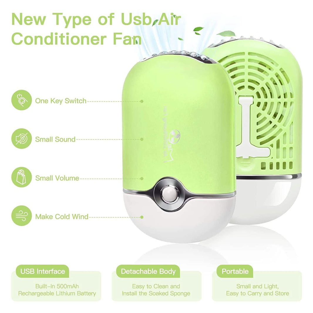 2-Piece: Rechargeable Handheld Mini Eyelash Fan-2-Piece: Rechargeable Handheld Mini Eyelash Fan