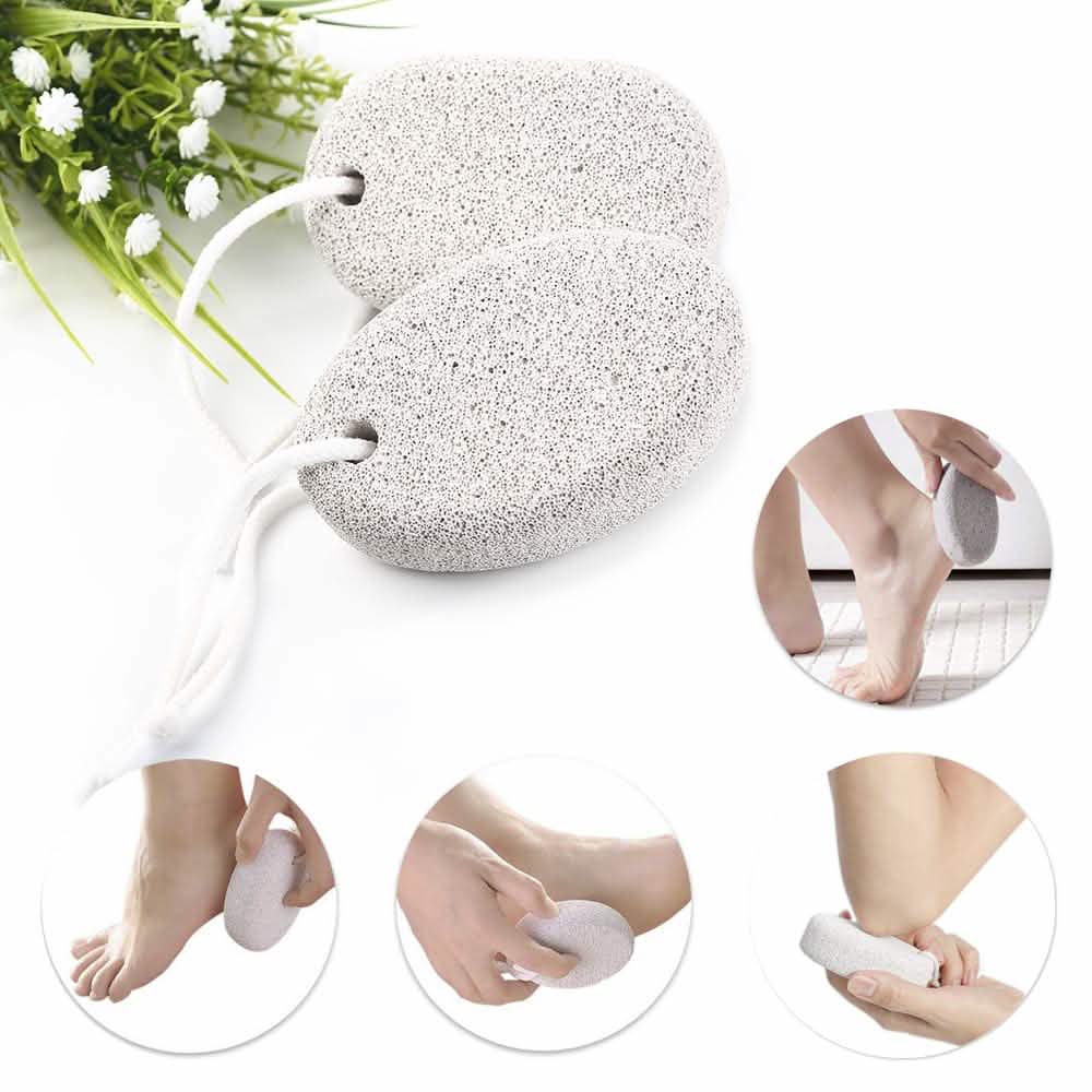 2-Pieces: Natural Pumice Stone-2-Pieces: Natural Pumice Stone