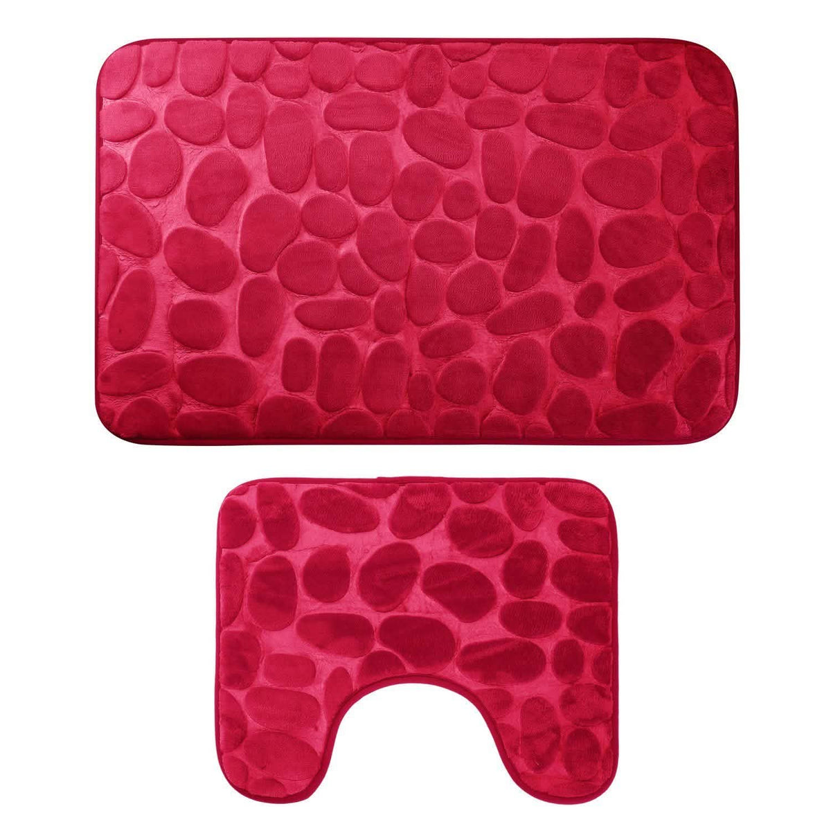 2-Pieces Set: Bathroom Rugs Luxury Flannel Non-Slip-2-Pieces Set: Bathroom Rugs Luxury Flannel Non-Slip