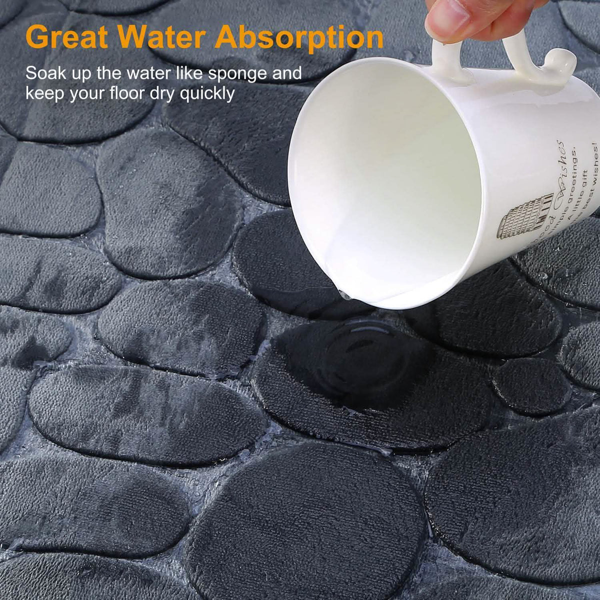 2-Pieces Set: Bathroom Rugs Luxury Flannel Non-Slip-2-Pieces Set: Bathroom Rugs Luxury Flannel Non-Slip
