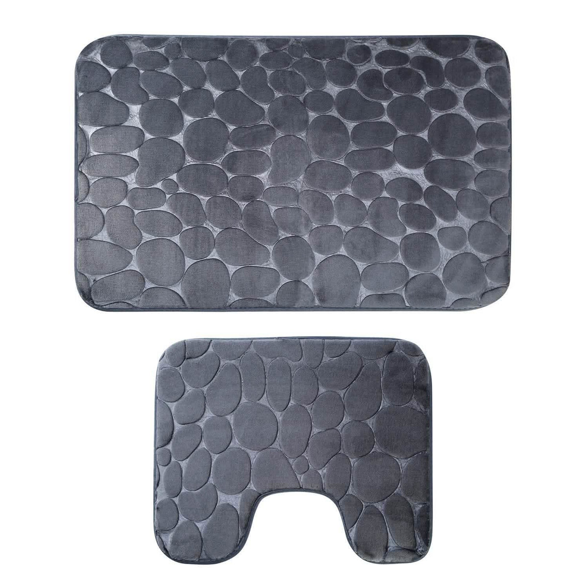 2-Pieces Set: Bathroom Rugs Luxury Flannel Non-Slip-2-Pieces Set: Bathroom Rugs Luxury Flannel Non-Slip