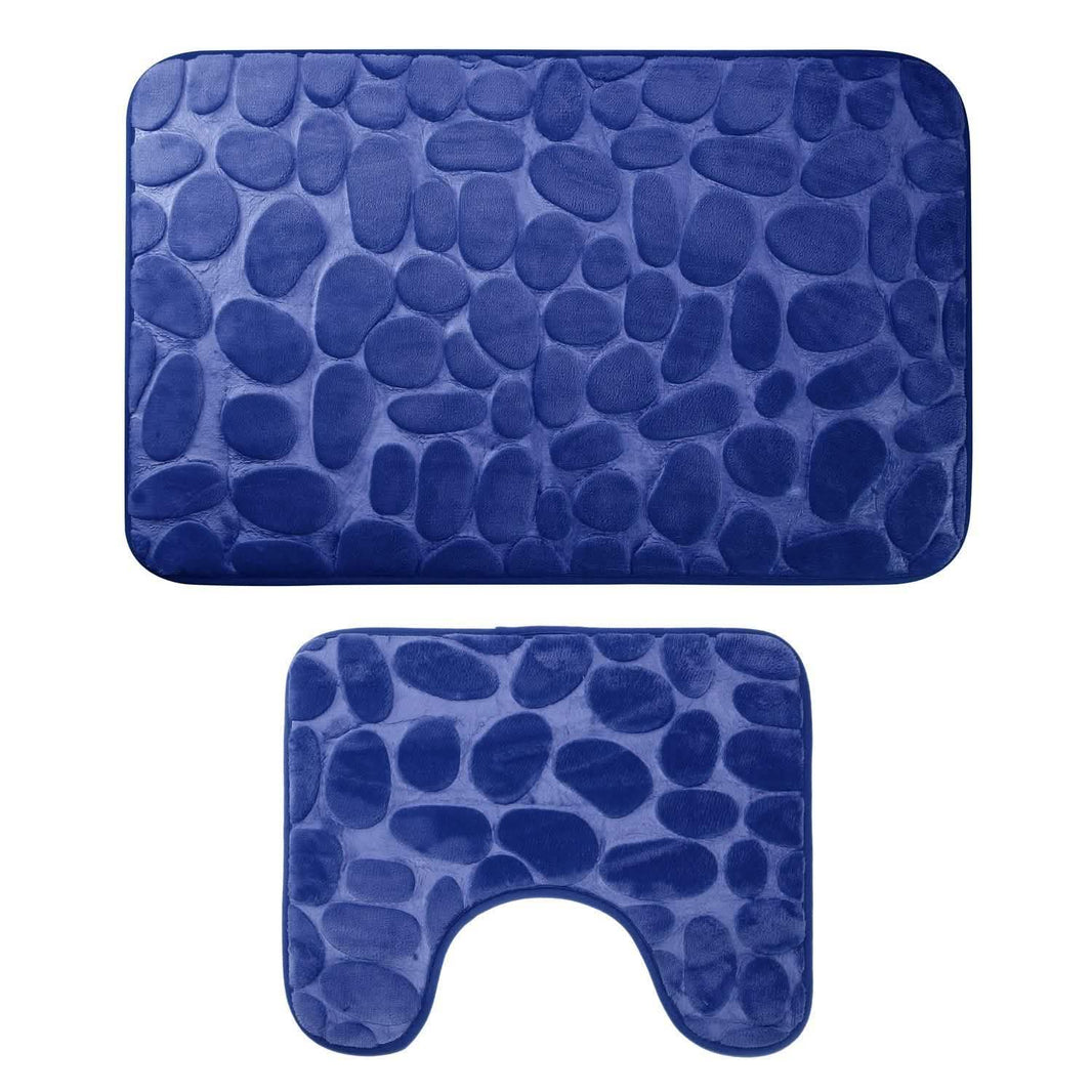 2-Pieces Set: Bathroom Rugs Luxury Flannel Non-Slip-2-Pieces Set: Bathroom Rugs Luxury Flannel Non-Slip
