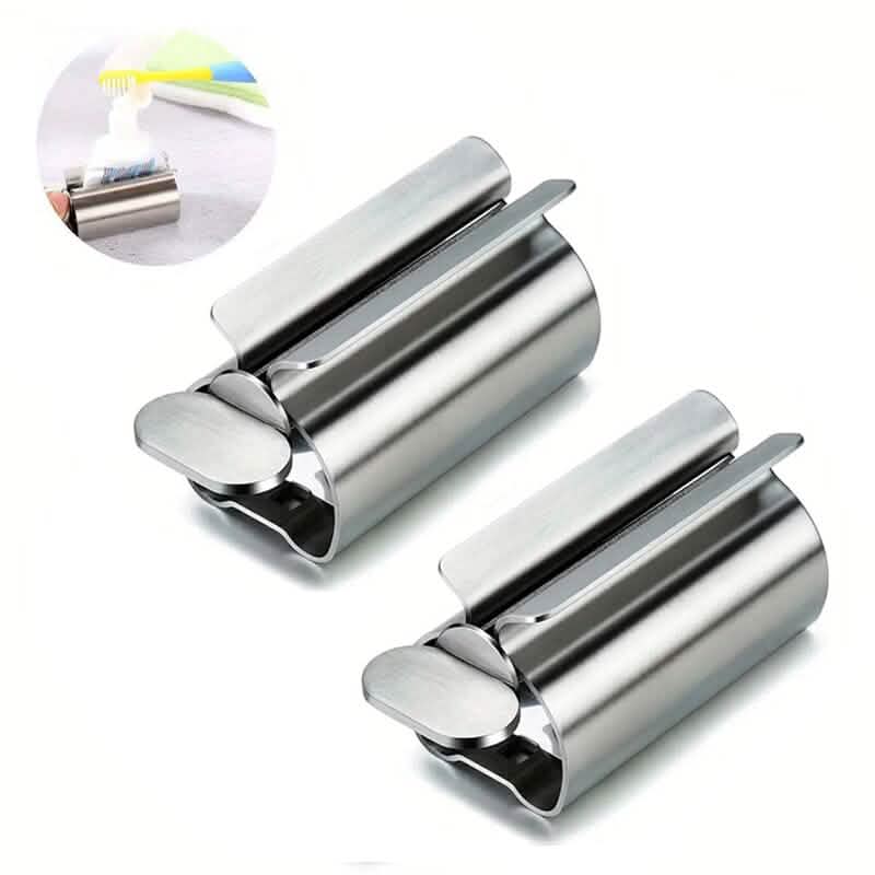 2-Pieces: Stainless Steel Toothpaste Squeezer-2-Pieces: Stainless Steel Toothpaste Squeezer