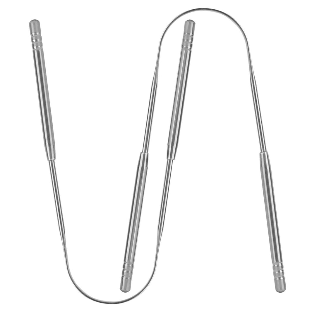 2-Pieces: Tongue Scraper Cleaner Stainless Steel-2-Pieces: Tongue Scraper Cleaner Stainless Steel
