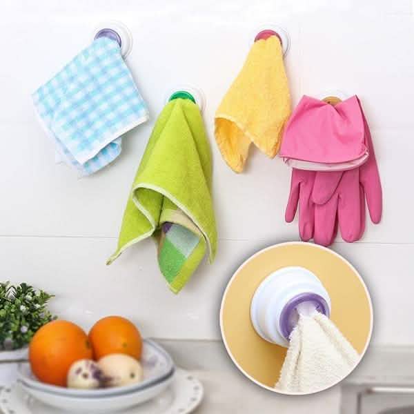 2-Pieces: Wash Cloth Clips Holder Clip-2-Pieces: Wash Cloth Clips Holder Clip