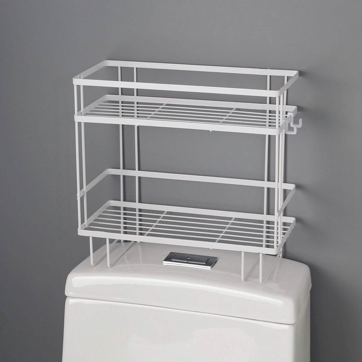 2-Tier Over the Toilet Storage Shelf Rack-2-Tier Over the Toilet Storage Shelf Rack