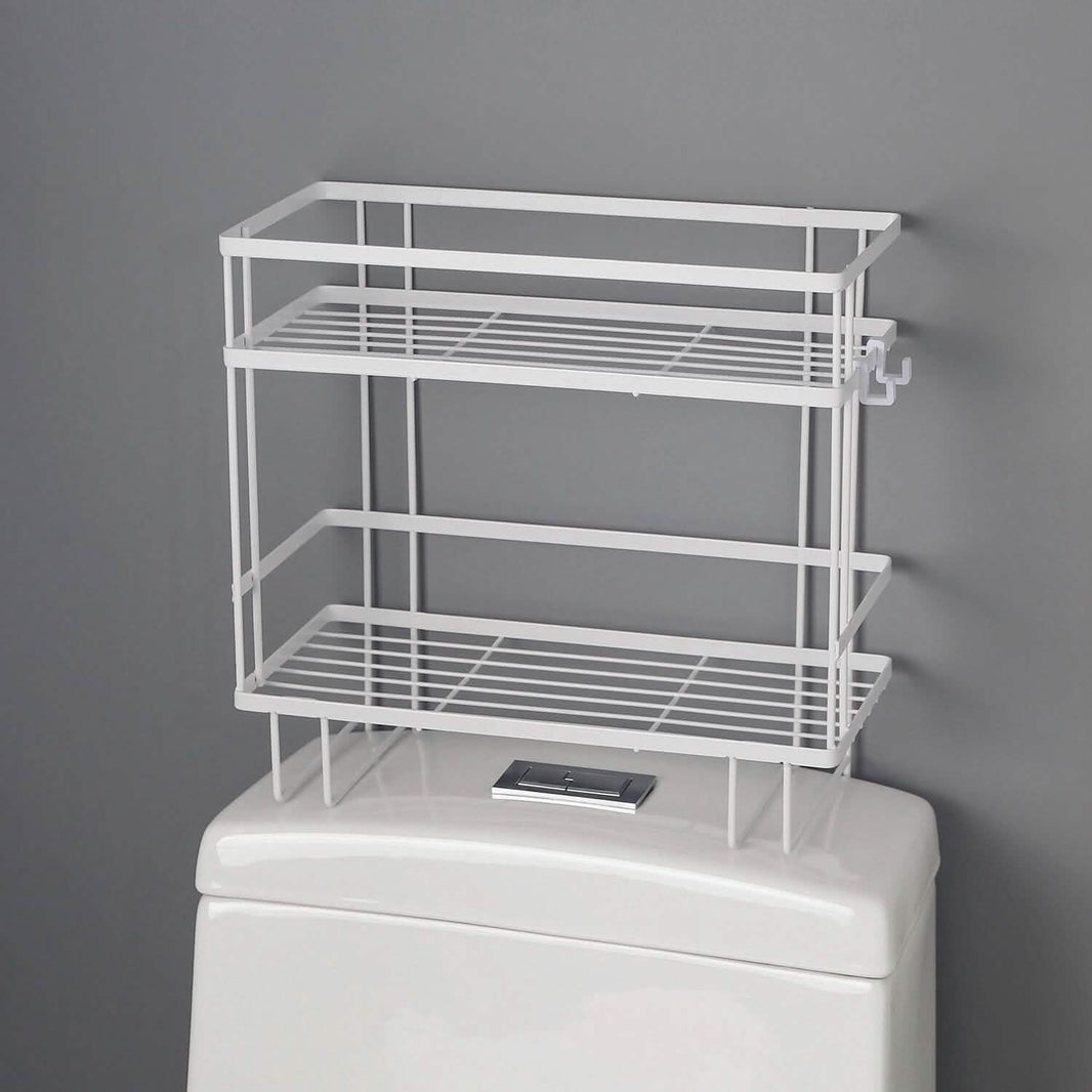 2-Tier Over the Toilet Storage Shelf Rack-2-Tier Over the Toilet Storage Shelf Rack