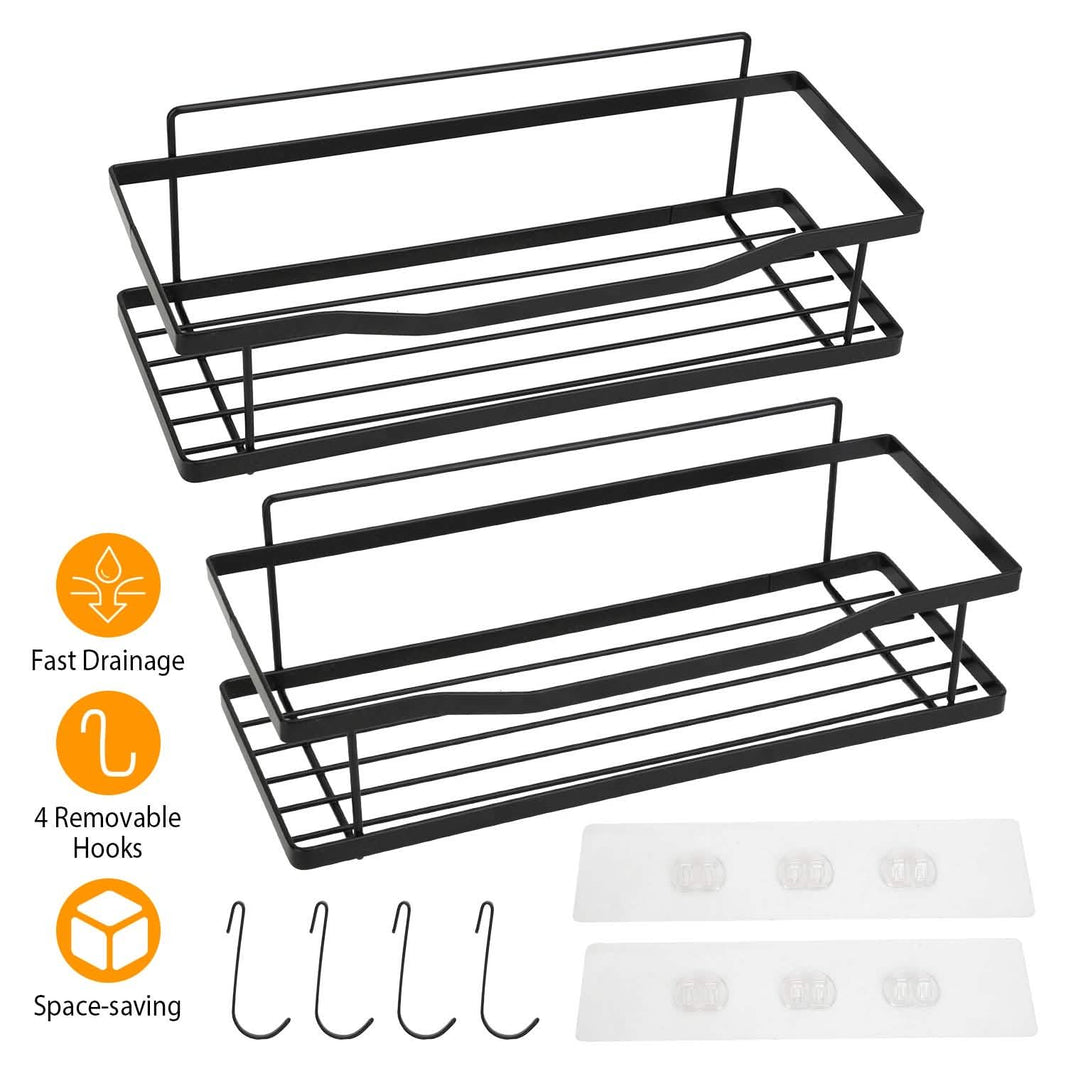 2-Tier Shower Caddy Shelf Holder-2-Tier Shower Caddy Shelf Holder