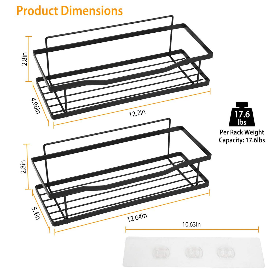 2-Tier Shower Caddy Shelf Holder-2-Tier Shower Caddy Shelf Holder