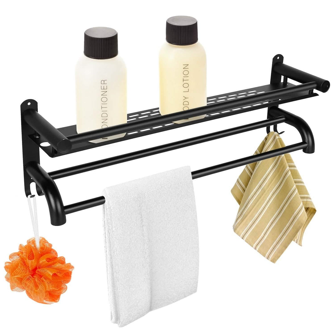 2-Tier Wall Mounted Towel Rack-2-Tier Wall Mounted Towel Rack