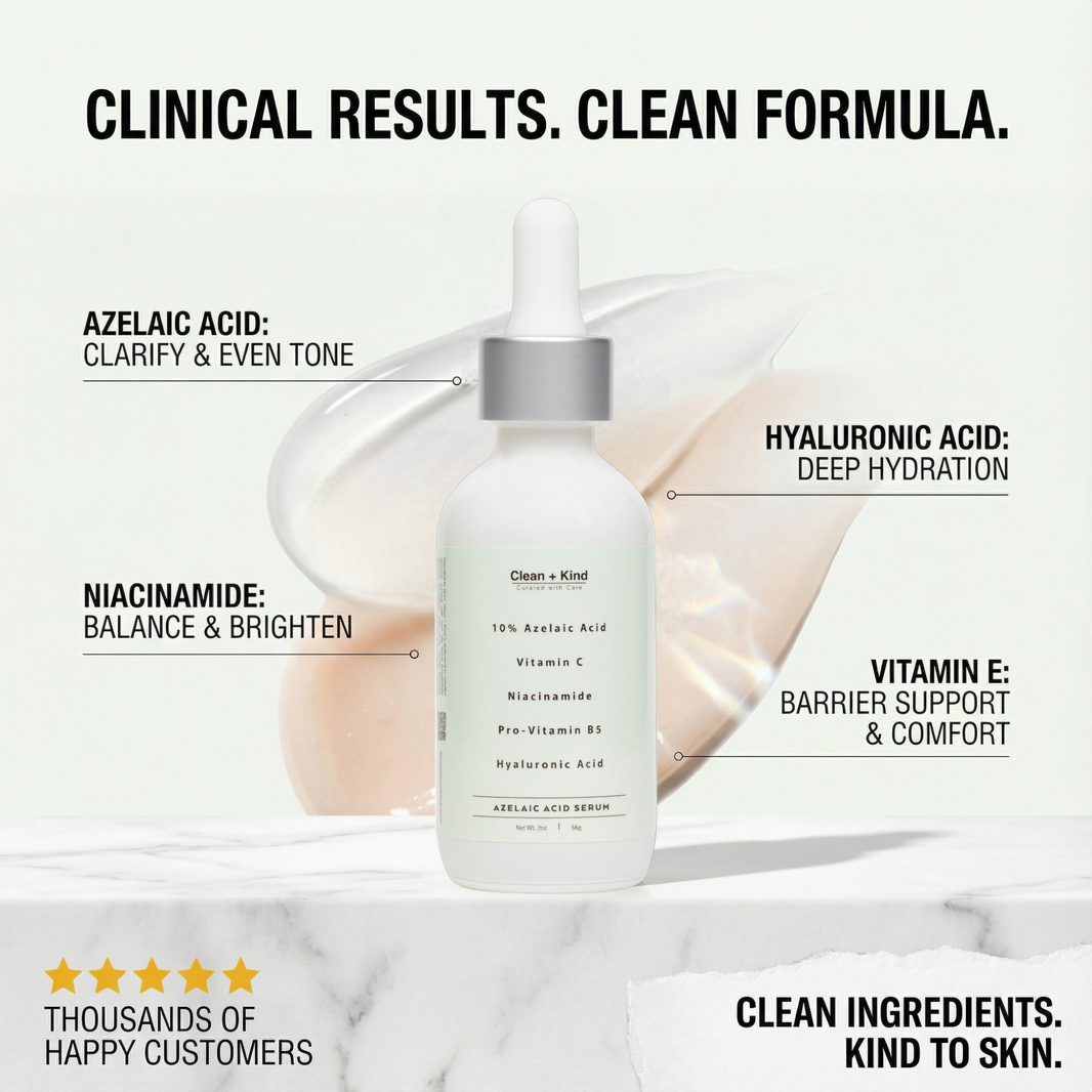 Azelaic Acid Serum 10% — Silicone-Free, Fragrance-Free, 2 oz-Azelaic Acid Serum 10% — Silicone-Free, Fragrance-Free, 2 oz